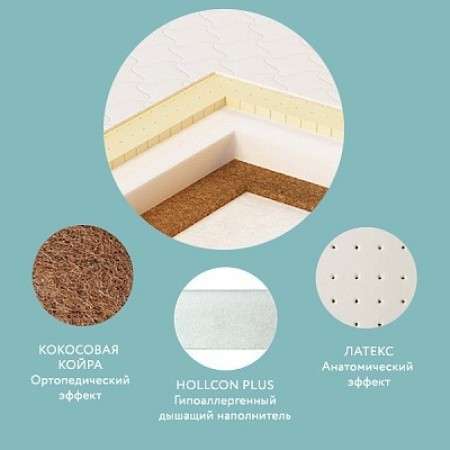 Детский матрас Plitex Eco Dream 120x60x9см (EKD-01) A-20